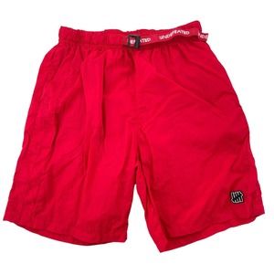 Undefeated UNDFTD Shorts Men’s Size XL Red Nylon Athletic Streetwear